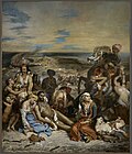 Οι σφαγές της Χίου, 1824, Λούβρο