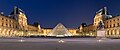 Image 23The Louvre, Paris, showing the glass-and-metal Pyramid, designed by I. M. Pei to act as the museum's main entrance, and completed in 1989