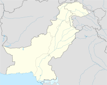 ウサーマ・ビン・ラーディンの殺害の位置（パキスタン内）