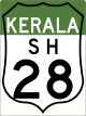 State Highway 28 (Kerala) shield}}