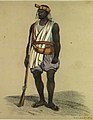 Image 12Wolof of Waalo, in "war costume" (1846) (from History of Senegal)