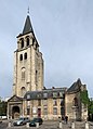 Wieża kościoła opactwa Saint-Germain-des-Prés – sztuka romańska