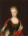 Η Μαρία σε νεανική ηλικία ως πριγκίπισσα της Πολωνίας, πίνακας του Γιόχαν Στάρμπους (1712).