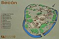 Mayalara ait Becan kentinin hendek sistemi