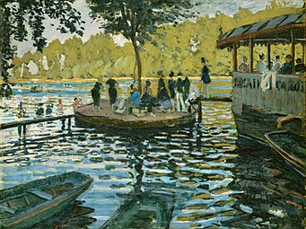 Claude Monet, Bain à la Grenouillère (1869).