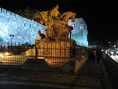 Statue de Saladin à Damas.