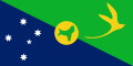 Drapeau de l'île Christmas (Territoire non autonome de l'Australie)