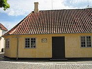 A casa onde viveu o escritor Hans Christian Andersen