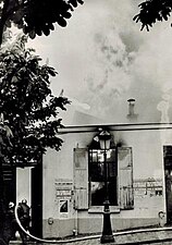 Az 1970-ben az épületben fellobbant tűz