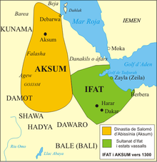 The Ifat Sultanate in the 14th century.
