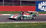 Laurent Redon sur la Ferrari 333 SP du JB Team Giesse aux 500 kilomètres de Monza, pour la Sports Racing World Cup en 1999.