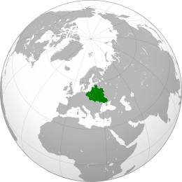 Confederazione polacco-lituana - Localizzazione