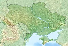 ビーラ・ツェールクヴァの位置（ウクライナ内）
