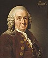 カール・フォン・リンネ (1707-1778; スウェーデン)。現在の命名規約の基となる二名法を確立し、分類学の父と呼ばれる。