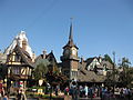 Image 50Fantasyland (Peter Pan's Flight in the foreground and the Matterhorn Bobsleds in the background) (from Disneyland)