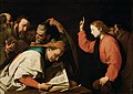 Jesús, a los 12 años de edad, con los versados en la fe, por José Ribera.