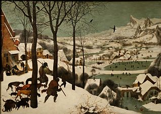 Pieter Brueghel l'Ancien (1525-1569), Le Cycle des mois : janvier, 1565.