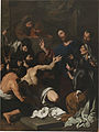 П'єтро Новеллі. «Христос воскрешає померлого Лазаря», до 1640 р. Національний музей Прадо, Мадрид