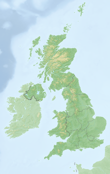 Reliefkarte: Vereinigtes Königreich