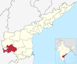 Location of శ్రీ సత్యసాయి జిల్లా