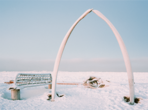 Whalebone arch in Utqiaġvik (Ektar 100, medium format)