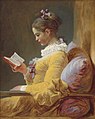 Дівчина, яка читає, 1776