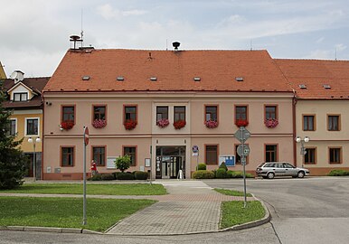 Horní Stropnice : la mairie.