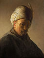 Old man with turban, Rembrandt, c. 1625