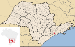 Location of São Bernardo do Campo