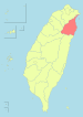 Vị trí huyện Nghi Lan tại Đài Loan