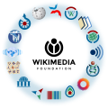 Wikimedia logo family - showing logos for individual Wikimedia projects