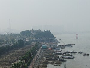 Jin River waterfront