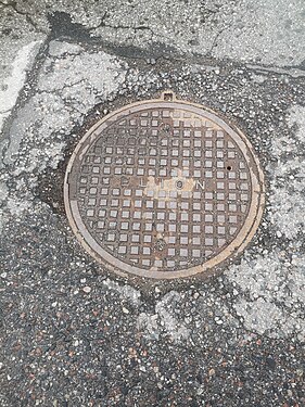 manhole cover in Tallinn