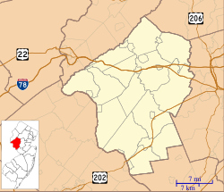 Bloomsbury is located in Hunterdon County, New Jersey