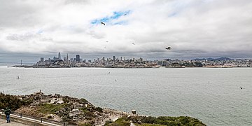 San Francisco (CA, USA), Alcatraz, Blick auf San Francisco -- 2022 -- 3153.jpg