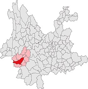 Localisation de Gěngmǎ dǎizú wǎzú Zìzhìxiàn