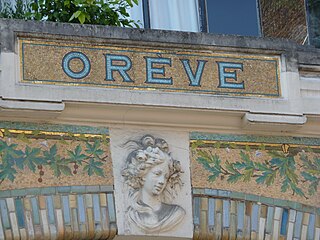 ファサードが歴史的記念物に指定, 1911年築, 旧居住建物フルーリスト・オレーヴ (Fleuriste Orève, 25 rue de la Pompe, Paris)