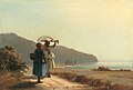 Two Women Chatting by the Sea, St. Thomas