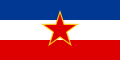 Vlag van die Sosialistiese Federale Republiek Joego-Slawië tussen 1943 en 1992