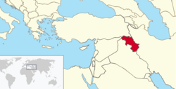 Location of Iroq Kurdistoni