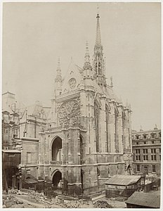 Kapel dalam tahap restorasi (1841–67)