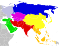 アジアの地域