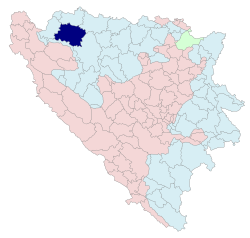 Grad Prijedor u Bosni i Hercegovini