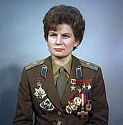 Valentina Terechkova, née de parents biélorusses.