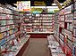 Manga-Abteilung einer japanischen Buchhandlung