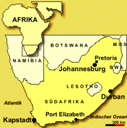 Mapo di Johannesburg