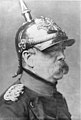 Bismarck with German spiked helmet, 1871