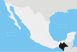 Negara bagian Chiapas di Meksiko