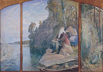 Triptych by Elias Muukka, 1914