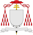 Stemma da arcivescovo di Salisburgo (rosso con 10 nappe per lato)